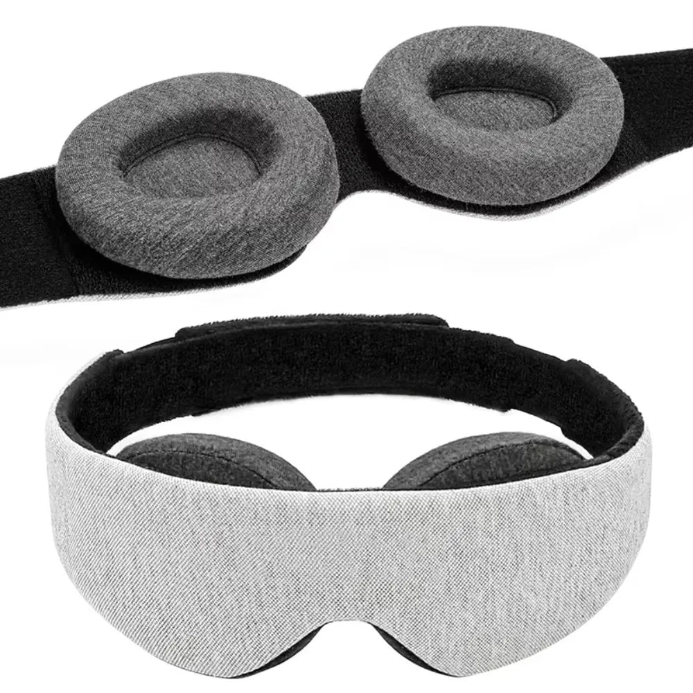 2026 NEW 3D Sleep Mask 100% Light Blocking Eye Patch Zero Eye Pressure Blindfold for Travel Office Napping Meditation Shift Work