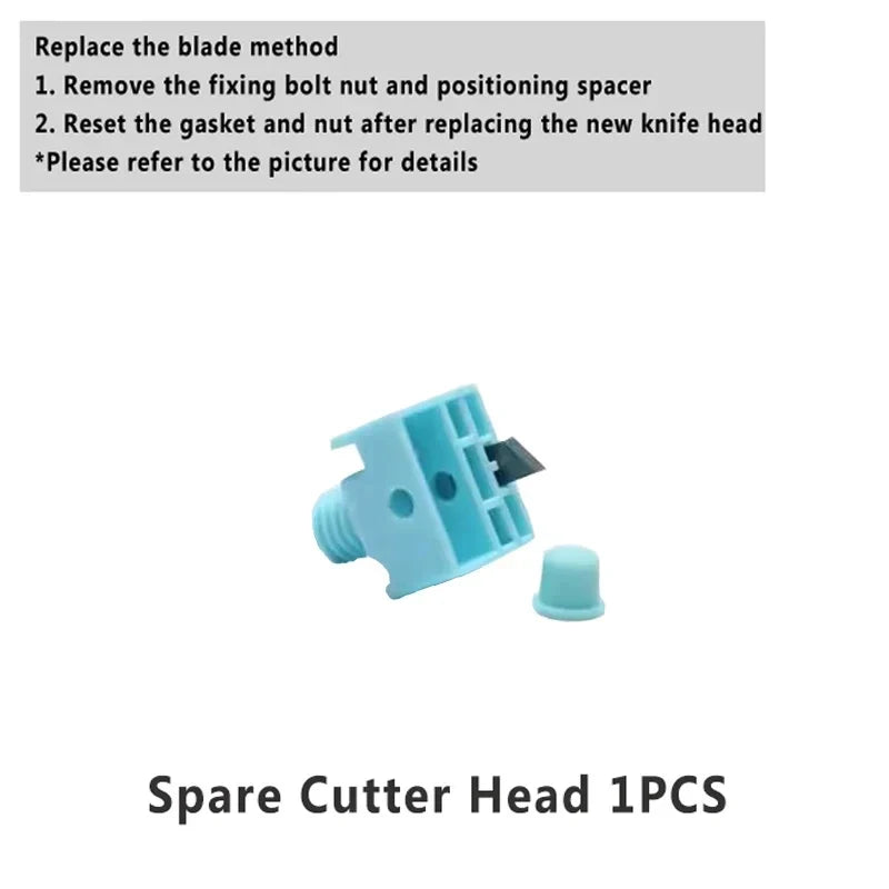 Multi-functional 360° rotating handheld circular cutting machine - with adjustable blue knob, office and school supplies