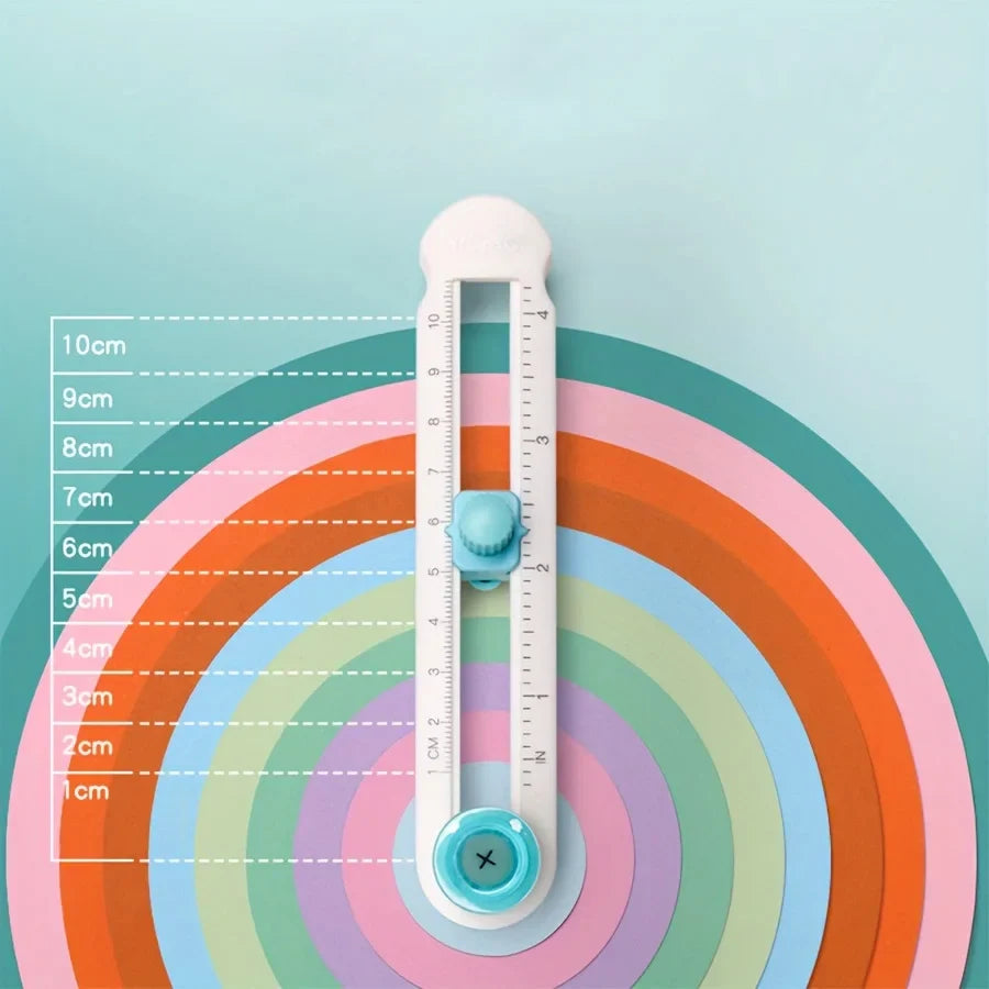 360° Adjustable Circle Cutter - Precision Scrapbooking Tool for Perfect Circular Paper Cuts - Ideal for Craft Enthusiasts，office