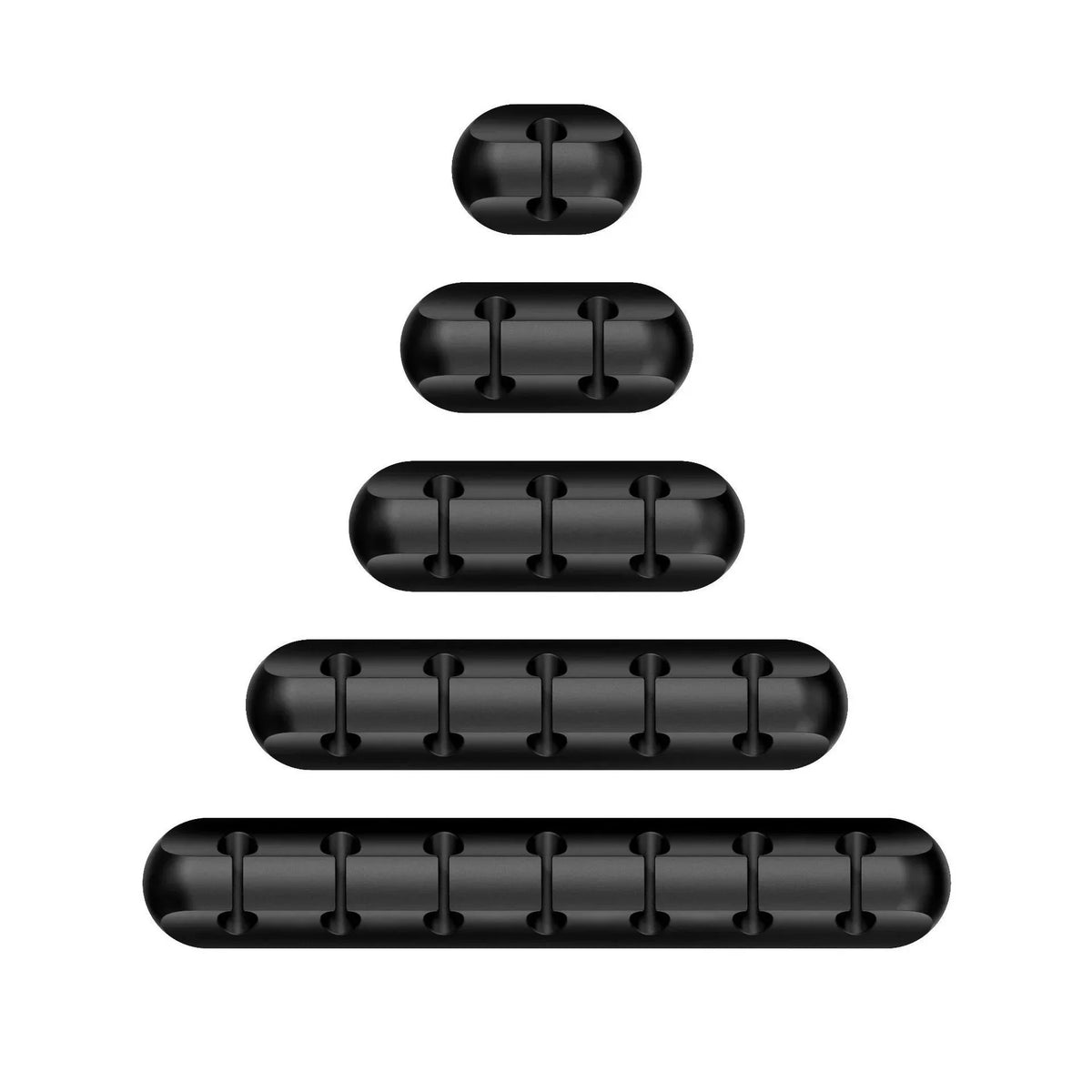 Silicone USB Cable Clip Winder Organizer Round Charger Cord Clips Desk Tidy Management Wire Adhesive Holder Clamp in Home Office