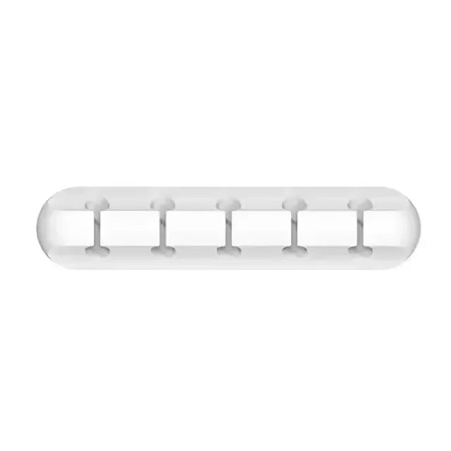 Silicone USB Cable Clip Winder Organizer Round Charger Cord Clips Desk Tidy Management Wire Adhesive Holder Clamp in Home Office