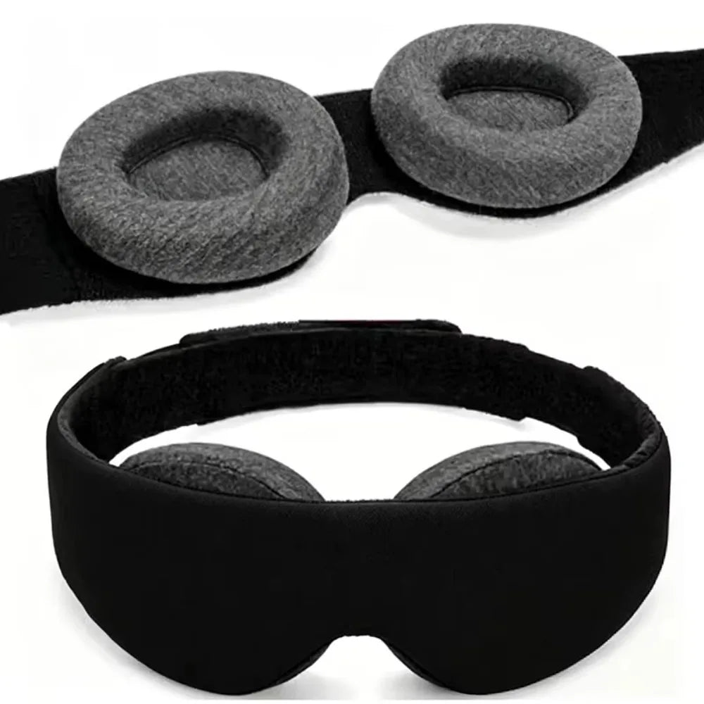 2026 NEW 3D Sleep Mask 100% Light Blocking Eye Patch Zero Eye Pressure Blindfold for Travel Office Napping Meditation Shift Work